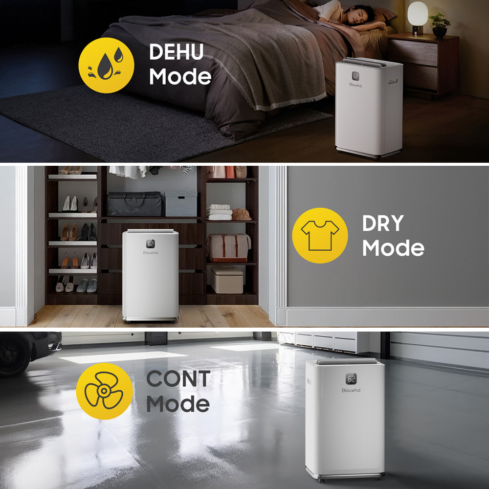150 Pints Dehumidifiers with Pump with Drainage Hose for Home Large Room for Bathroom for Basement Covers up to 8000 Sq.Ft
