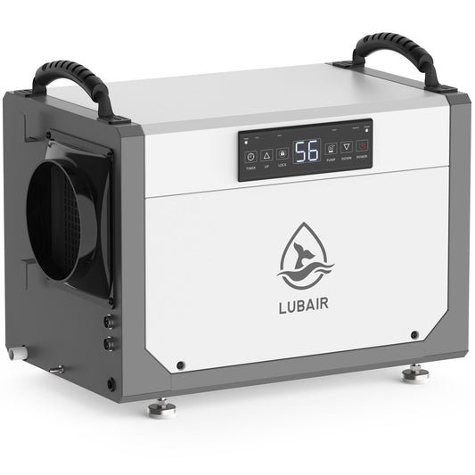 LUBAIR 113 Pints Crawl Space Dehumidifiers with Pump for Compact Tight Spaces