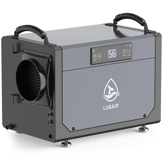 LUBAIR 120 Pints Crawl Space Dehumidifier with Drain Hose, Size for 1700 sq.ft
