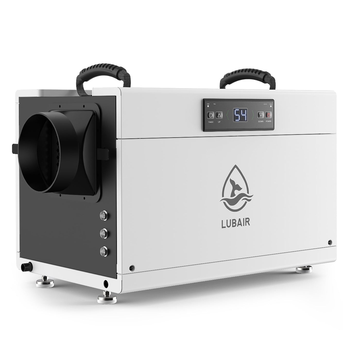 LUBAIR 145 Pints Crawl Space Dehumidifier with Drain Hose, Commercial Dehumidifier for Basement, Energy Star Listed