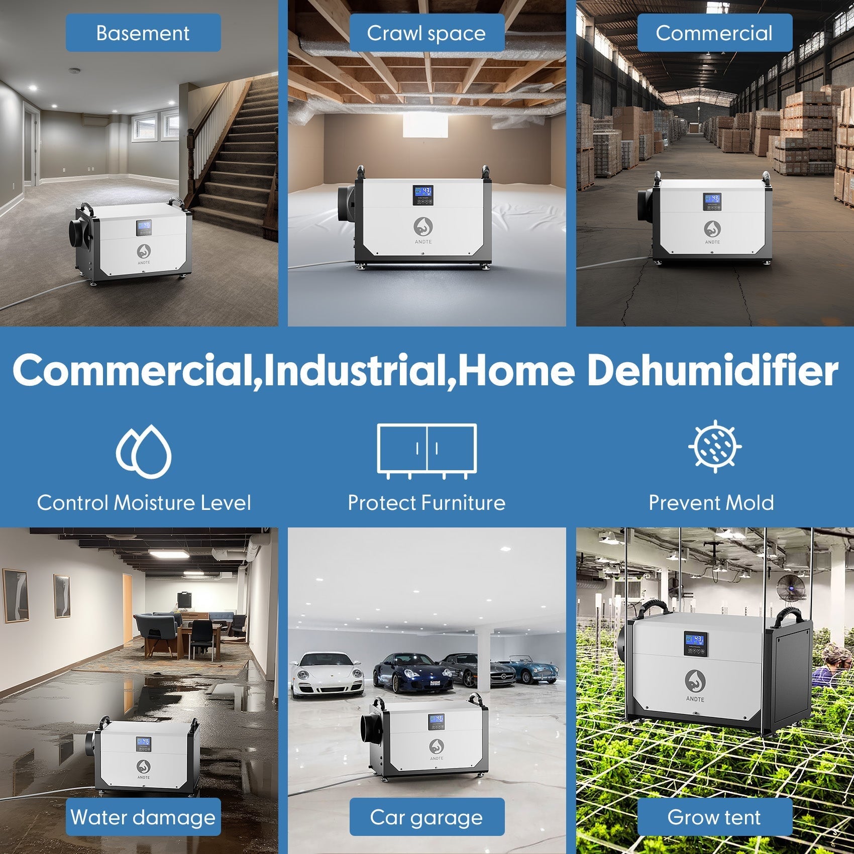 Andte DY155 dehumidifier application