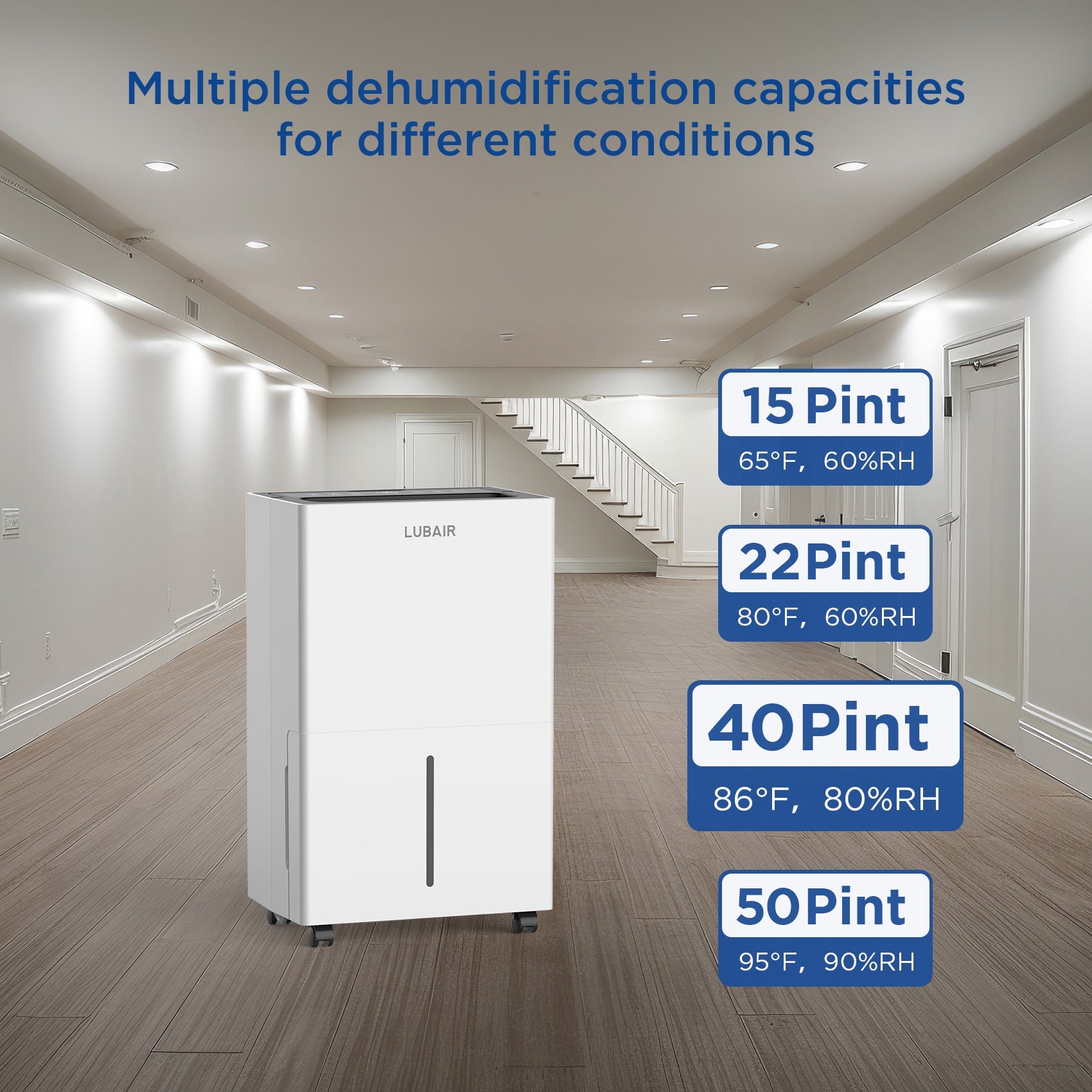 PD12A Home Dehumidifier capacity