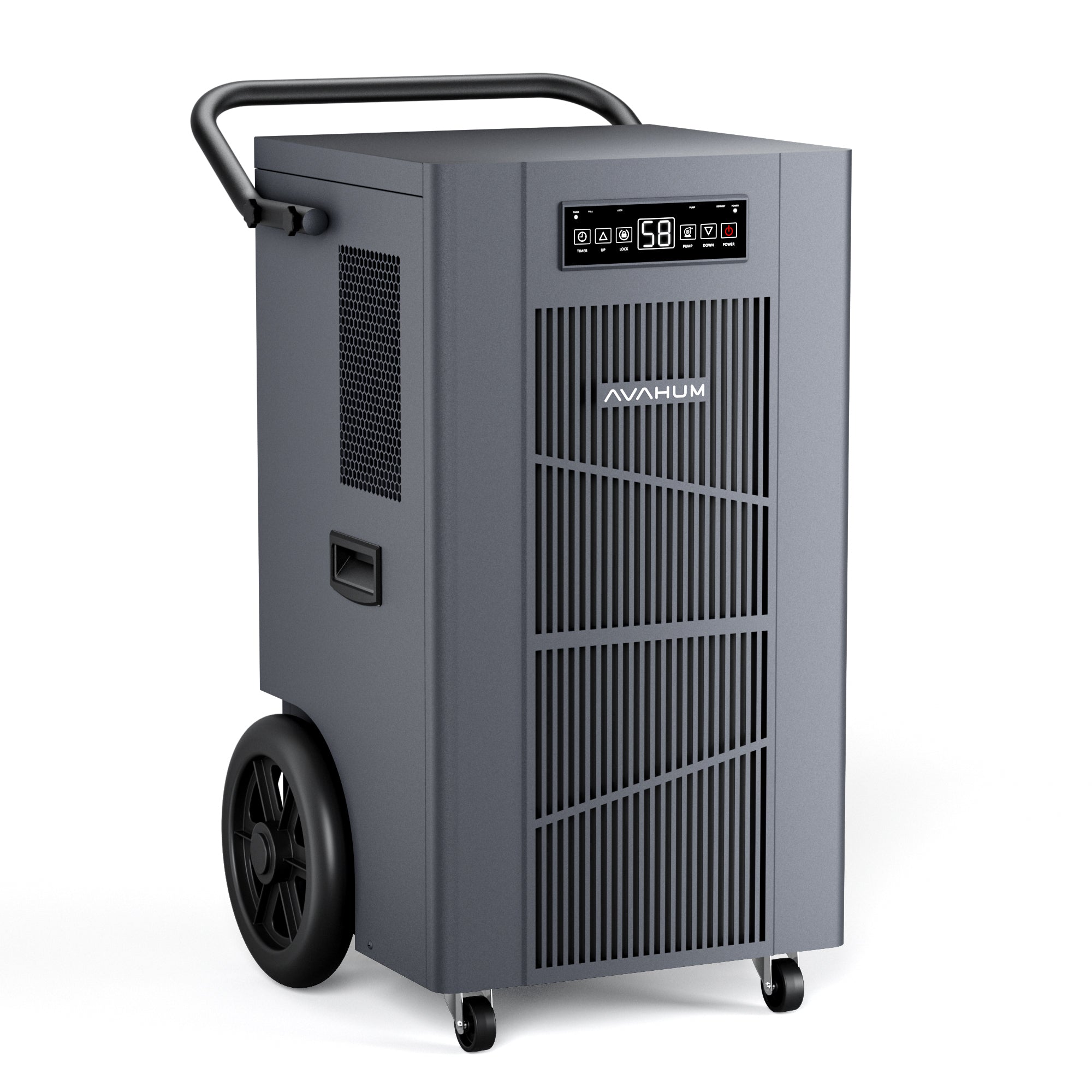 AVAHUM 320 Pints Commercial Dehumidifier with Pump,Commercial Grade Dehumidifier for Basement,24H Timer,cover up to 9000 sqft Large Spaces for Industrial,40Gallon/Day,Continuous Dehumidification,Auto Defrost