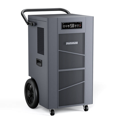 AVAHUM 320 Pints Commercial Dehumidifier with Pump,Commercial Grade Dehumidifier for Basement,24H Timer,cover up to 9000 sqft Large Spaces for Industrial,40Gallon/Day,Continuous Dehumidification,Auto Defrost