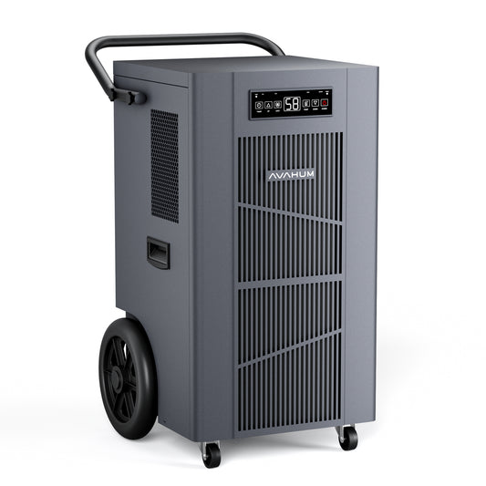 AVAHUM 320 Pints Commercial Dehumidifier with Pump,Commercial Grade Dehumidifier for Basement,24H Timer,cover up to 9000 sqft Large Spaces for Industrial,40Gallon/Day,Continuous Dehumidification,Auto Defrost