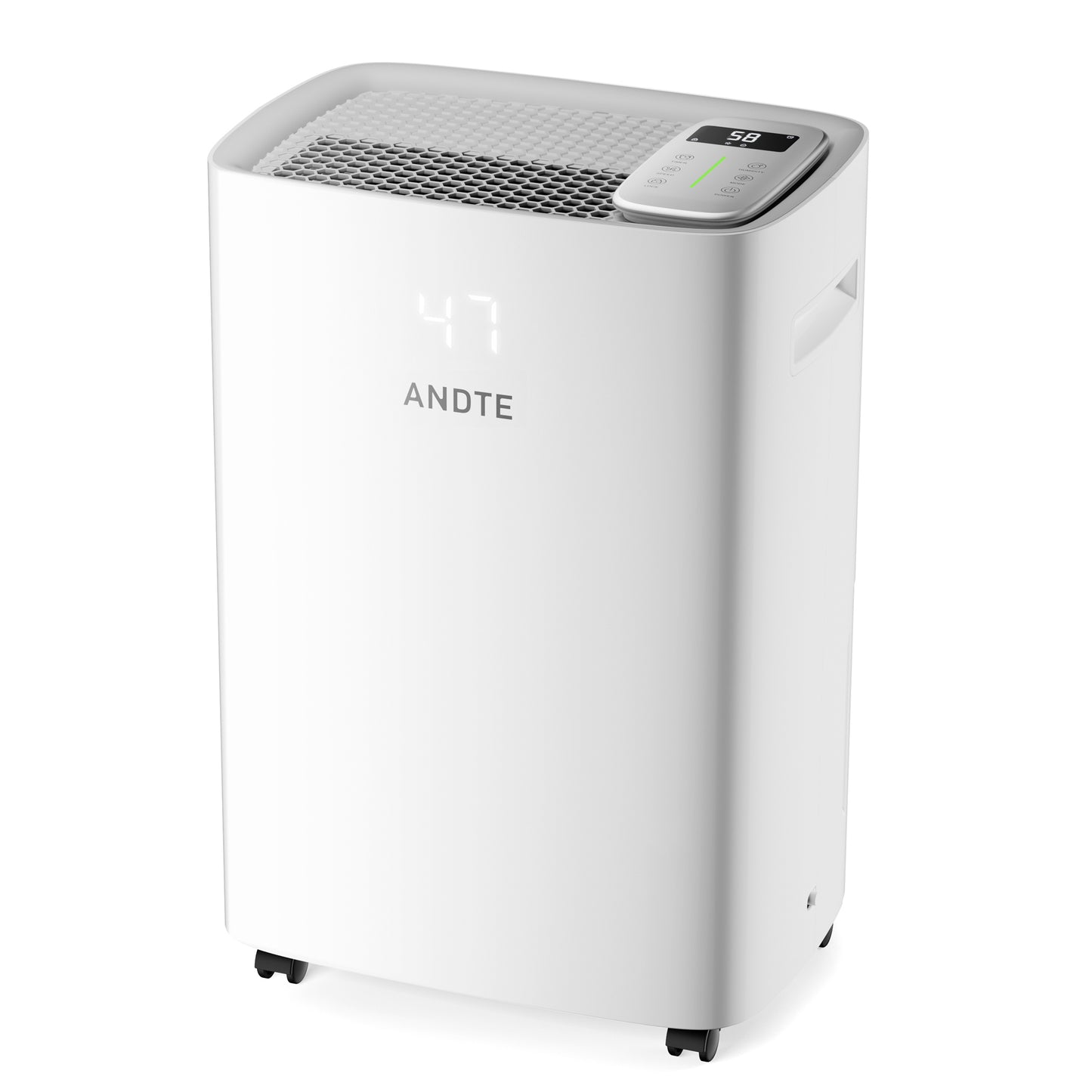 ANDTE 120 Pints Dehumidifier for Basement and Home, 6500 Sq.Ft Large Room Dehumidifiers with Drain Hose for Bathroom Living room Carwl Space, Smart Humidity Control, Touch Control Panel