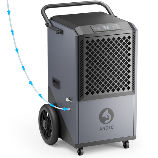 305 Pint Commercial Dehumidifier with Pump for Basements.9000 sq.ft Large Commercial-Grade Dehumidifiers with Drain Hose for Industrial Spaces,Job Sites