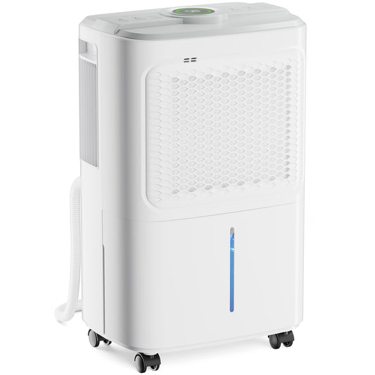 Dehumidifier for Basement 2500 Sq.Ft, 31 Pints Dehumidifiers for Home Large Room with Drain Hose for Bathroom, 2L Water Tank, Dry Clothes Mode, Intelligent Humidity Control with Timer Auto Shut Of