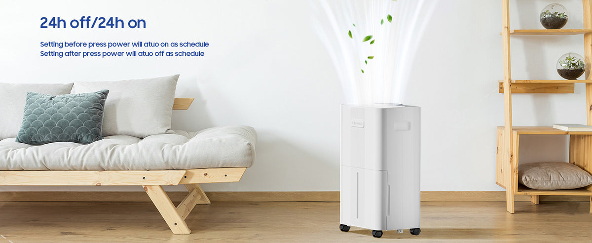 ASAHWO 1600 Sq.ft Dehumidifier for Home, 21 Pints Dehumidifier for Basement with Drain Hose, Quiet Dehumidifiers Smart Humidity Control, 24H Timer, 3 Modes, Portable for Bedroom,Bathroom