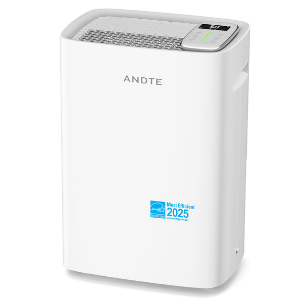 80 Pints Energy Star Home Dehumidifier, 5500 Sq.Ft Dehumidifier for Basement and Home, Large Room Dehumidifiers with Drain Hose & Water Tank, 24H Timer, Auto Defrost, Dry Clothes