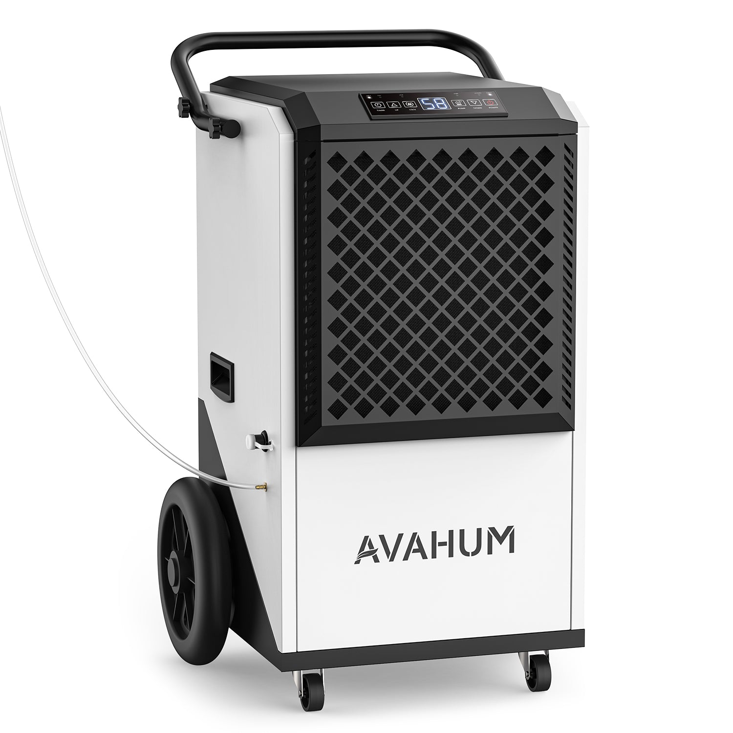 AVAHUM 250 Pints Commercial Dehumidifier with Pump, Industrial Dehumidifier for Basements, Garages, and Flood Restoration