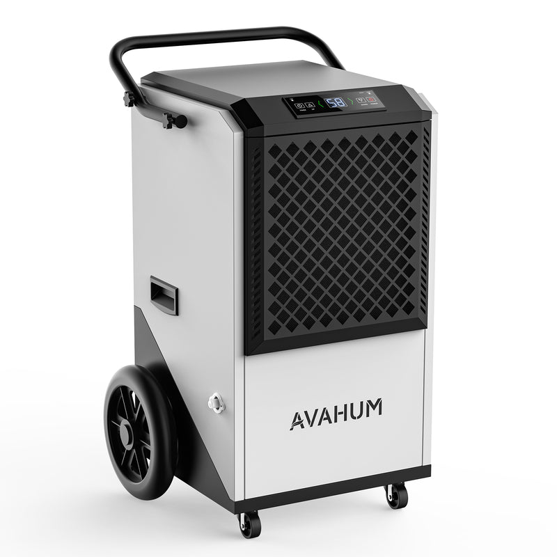AVAHUM 250 Pints Commercial Dehumidifier with Drain Hose, Dehumidifier for Basement, 1-Year Warranty