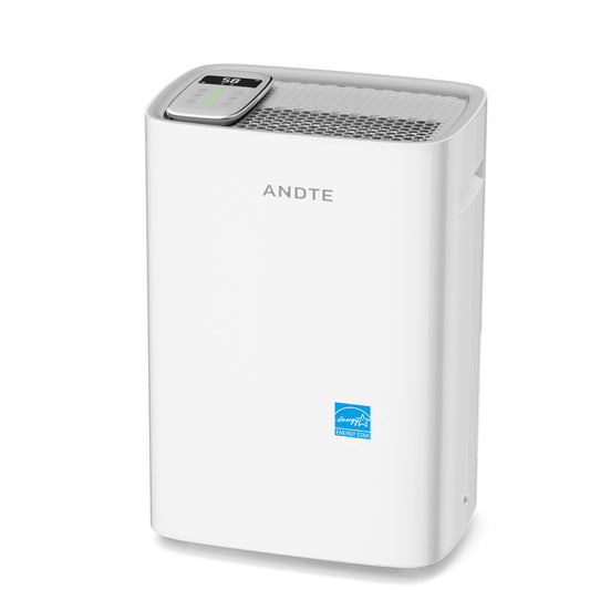 ANDTE 52 Pints Home Dehumidifier for 4500 Sq.Ft Most Efficient Energy Star 2024  Dehumidifier,  for Basement and Home, Large Room Dehumidifiers with Drain Hose & Water Tank, 24H Timer, Auto Defrost, Dry Clothes