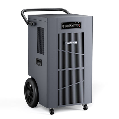 AVAHUM 320 Pints Commercial Dehumidifier with Pump,Commercial Grade Dehumidifier for Basement,24H Timer,cover up to 9000 sqft Large Spaces for Industrial,40Gallon/Day,Continuous Dehumidification,Auto Defrost