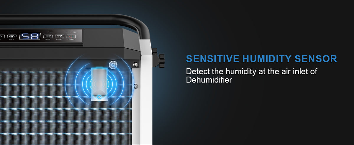 AVAHUM 250 Pints Commercial Dehumidifier with Pump, Industrial Dehumidifier for Basements, Garages, and Flood Restoration