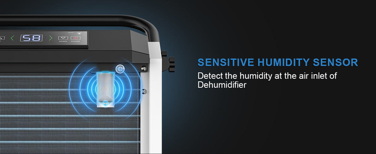 AVAHUM 250 Pints Commercial Dehumidifier with Drain Hose, Dehumidifier for Basement, 1-Year Warranty