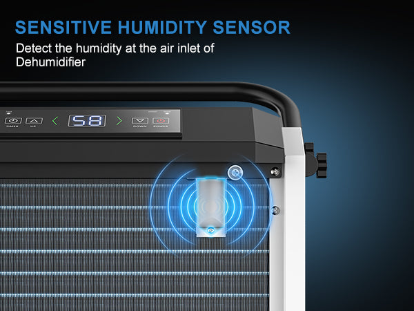 AVAHUM 250 Pints Commercial Dehumidifier with Drain Hose, Dehumidifier for Basement, 1-Year Warranty