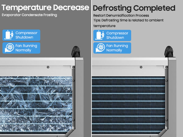 AVAHUM 113 Pints Crawl Space Dehumidifier with Pump, Commercial Dehumidifier with Drainage Hose, Coverage Area 3500 Sq.ft