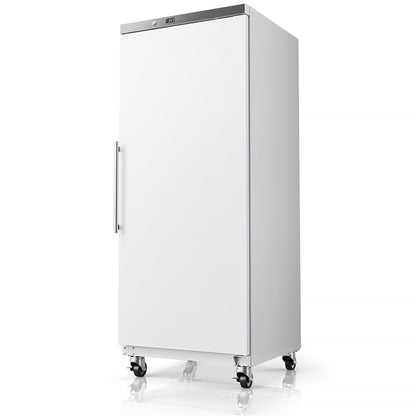 30" Commercial Refrigerator, 115V, 23 Cu.ft Single Door Reach-In Fridge, Freezerless, Fan Cooling