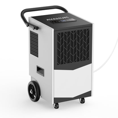 AVAHUM Commercial Dehumidifier, 160 Pints Large Dehumidifier with Pump Drain Hose, Up to 7,000 sq. ft, for Crawl Space, Basement, Warehouse, Water Damage Restoration, Job Sites