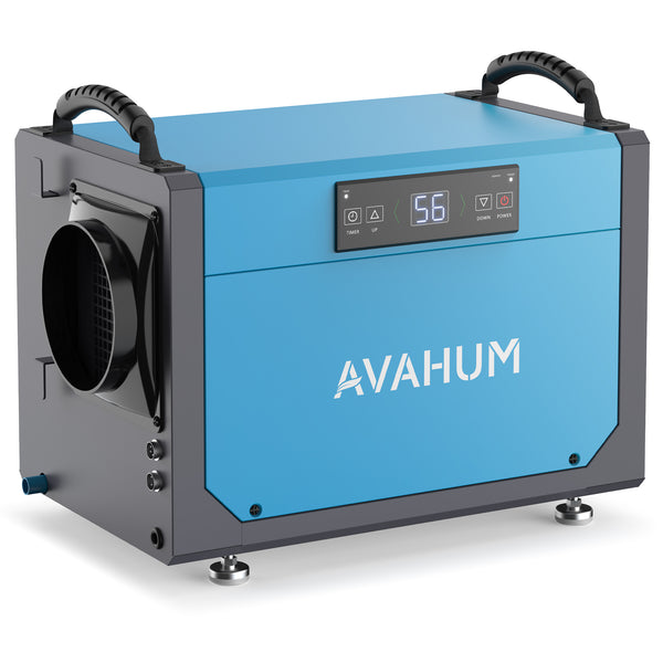 AVAHUM 113 Pints Crawl Space Dehumidifier for Basements, Commercial Dehumidifier with Drainage Hose, Coverage Area 3300 Sq.ft