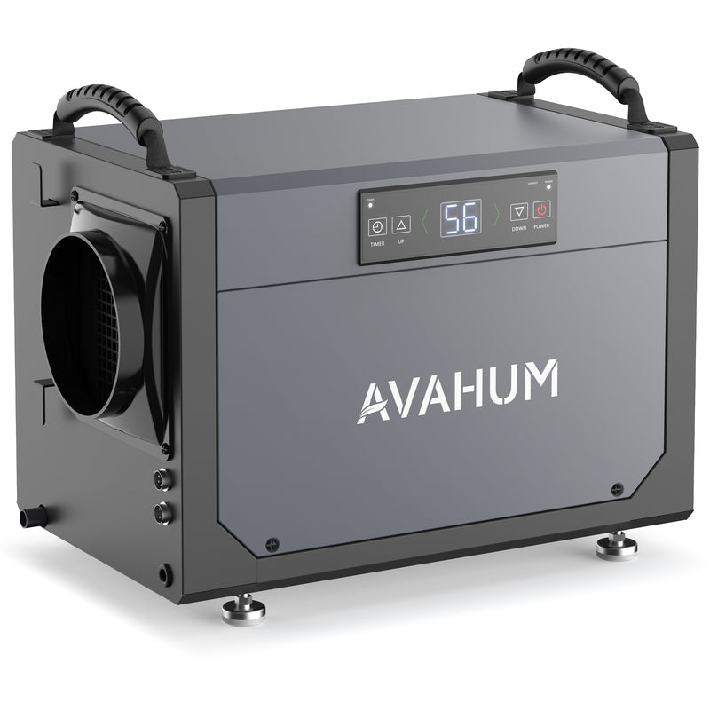 AVAHUM 120 Pints Crawl Space Dehumidifier for Basement, Commercial Dehumidifier with Drainage Hose, Coverage Area 3500 Sq.ft