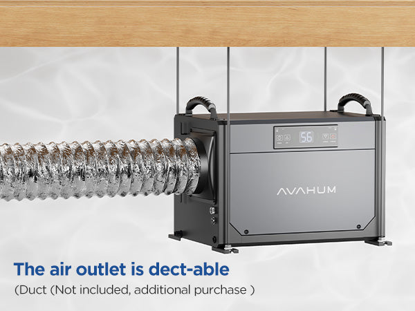 AVAHUM 120 Pints Crawl Space Dehumidifier for Basement, Commercial Dehumidifier with Drainage Hose, Coverage Area 3500 Sq.ft