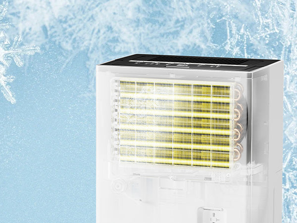 Glowells  82 Pints Energy Star Dehumidifier for Home, 5500 Sq.Ft Basement Dehumidifier with Drain Hose for Large Room Bathroom Bedroom, Compressor Dehumidifiers with Smart Humidity Control, Auto Defrost