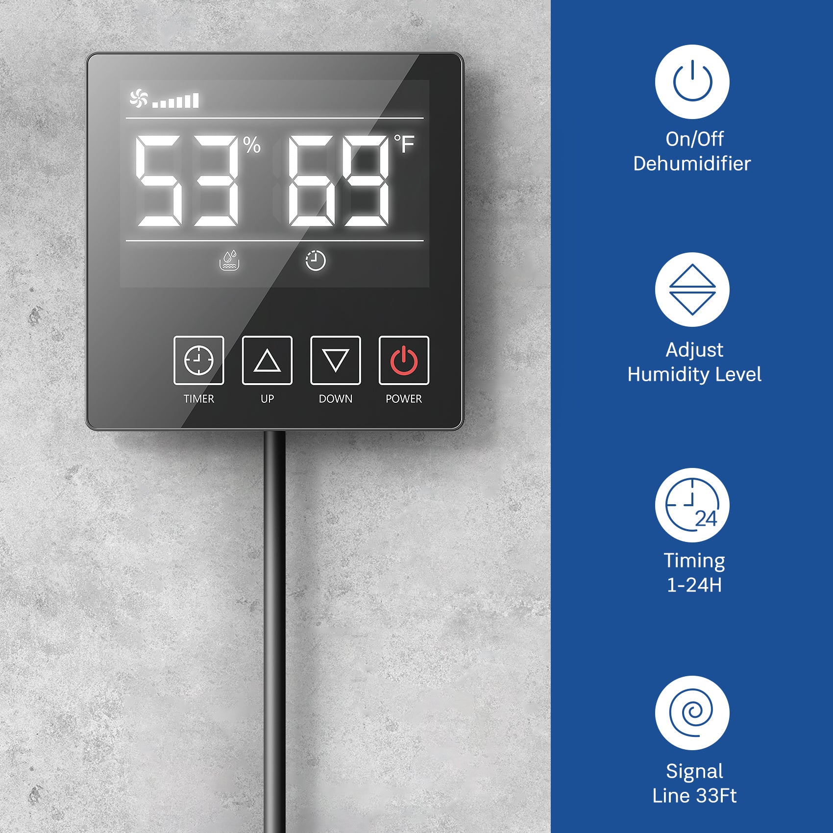  dehumidifier Control Panel for DY120 / DY145 / DY113 / DY117P Models_2