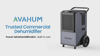 AVAHUM 320 Pints Commercial Dehumidifier with Drain Hose for Basements, Coverage Area 9000 Sq.ft